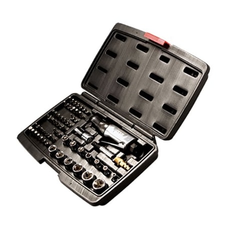 Cal-Van Tools RATCHET AIR STUBBY 57 PC  W/BITS & SKTS KTANE0357